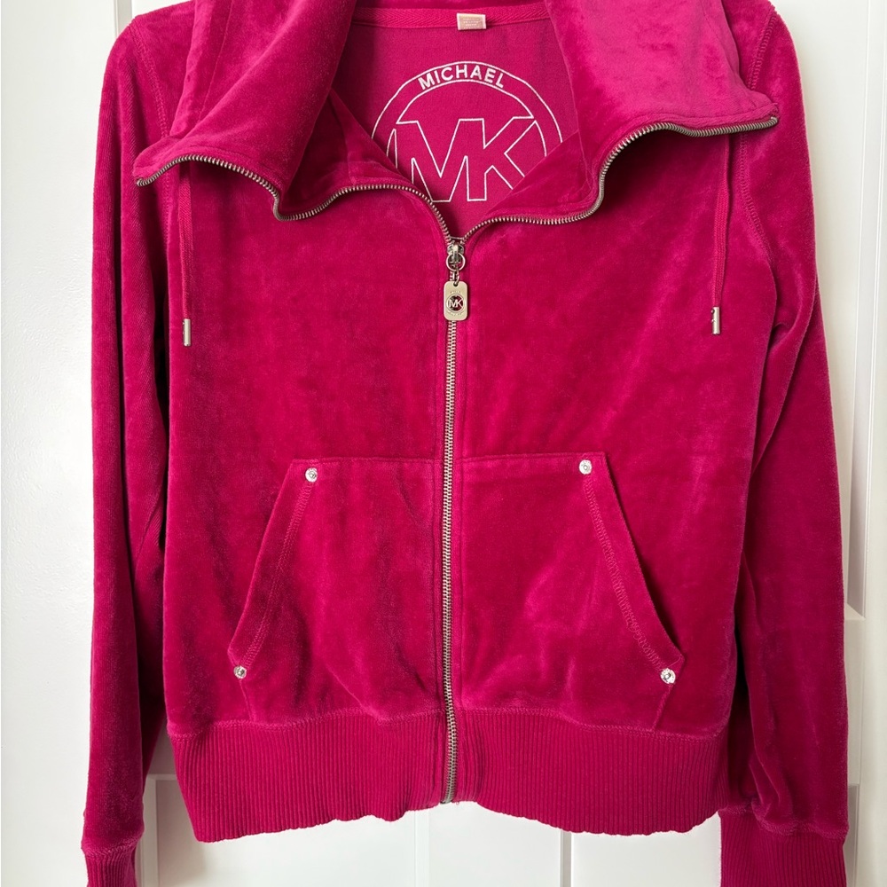 Michael Kors Pink Velour Tracksuit